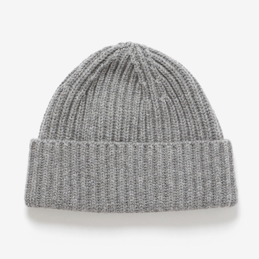 Cashmere Rib Beanie (180 colours)