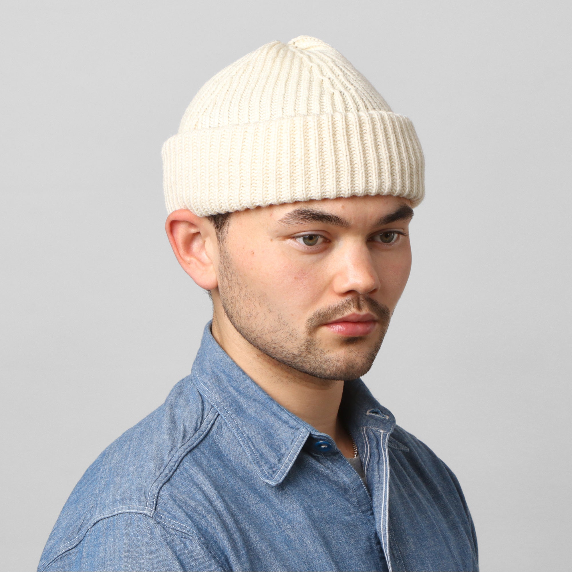 Classic Rib Beanie (Merino)